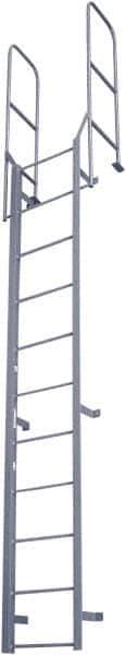 Cotterman - 164" 11 Step Fixed Ladder - Dock Ladder, 300 Lb Capacity, 27" Base Width x 18" Base Depth - All Tool & Supply