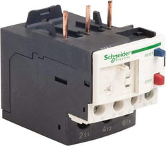 Schneider Electric - 3 Pole, NEMA Size 0-1, 9 to 13 Amp, 690 VAC, Thermal NEMA Overload Relay - Trip Class 20, For Use with LC1D12, LC1D18, LC1D25, LC1D32 and LC1D38 - All Tool & Supply