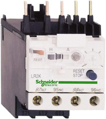 Schneider Electric - 0.11 to 0.16 Amp, 250 VDC, 690 Volt and 690 VAC, Thermal IEC Overload Relay - Trip Class 10A, For Use with LC1K, LC7K, LP1K and LP4K - All Tool & Supply