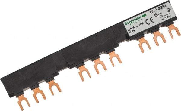 Schneider Electric - Circuit Breaker Comb Busbar - Use with Linergy, TeSys D, TeSys GV2, TeSys K, TeSys U - All Tool & Supply