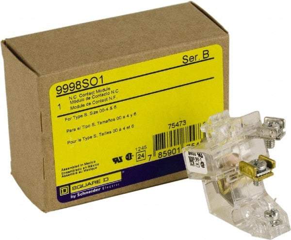 Square D - Contactor Contact Kit - For Use with Overload Relay and Retrofit Starter - All Tool & Supply