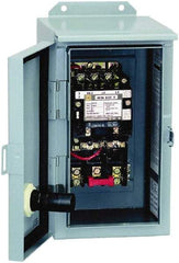 Square D - 3 Pole, 440 Coil VAC at 50 Hz and 480 Coil VAC at 60 Hz, 135 Amp NEMA Contactor - NEMA 12 Enclosure, 50 Hz at 440 VAC and 60 Hz at 480 VAC - All Tool & Supply