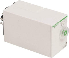 Schneider Electric - 100 hr Delay, Time Delay Relay - 8 Contact Amp, 24 VDC & 24 to 240 VAC at 50/60 Hz - All Tool & Supply