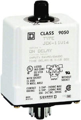 Square D - DPDT Time Delay Relay - 10 Contact Amp, 24 VAC/VDC - All Tool & Supply