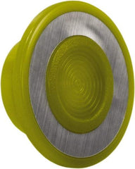 Schneider Electric - Extended Mushroom Head Pushbutton Switch Cap - Yellow, Illuminated - All Tool & Supply