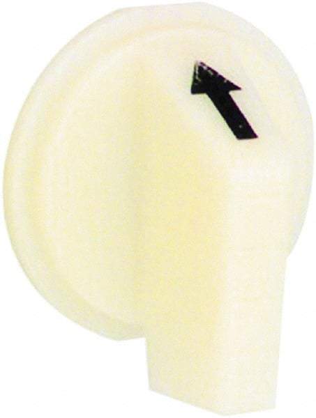 Schneider Electric - 30mm, White, Selector Switch Operating Knob - For Use with Selector Switch - All Tool & Supply