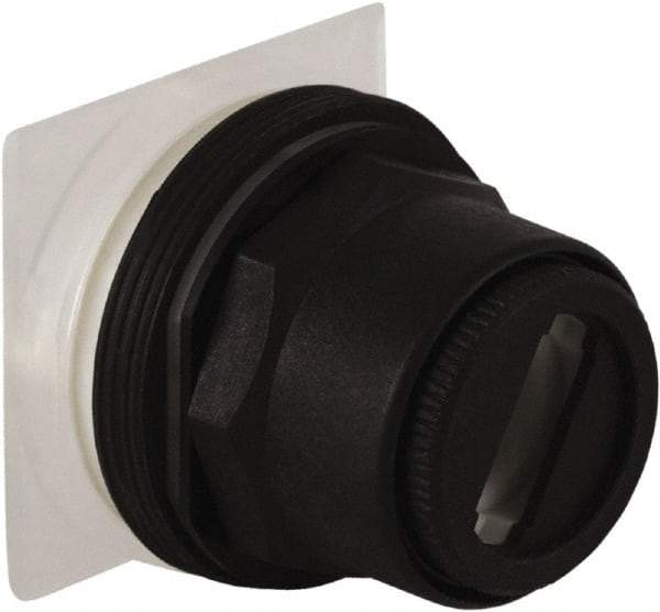 Schneider Electric - 30mm Mount Hole, 2 Position, Knob and Pushbutton Operated, Selector Switch Only - Maintained (MA), without Contact Blocks, Anticorrosive, Weatherproof, Dust and Oil Resistant - All Tool & Supply