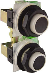 Schneider Electric - 30mm Mount Hole, Extended Straight, Pushbutton Switch - Momentary (MO) - All Tool & Supply