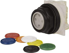 Schneider Electric - 30mm Mount Hole, Flush, Pushbutton Switch with Contact Block - Octagon, Multicolor Pushbutton, Momentary (MO) - All Tool & Supply