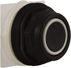 Schneider Electric - 30mm Mount Hole, Extended Straight, Pushbutton Switch Only - Black Pushbutton, Momentary (MO) - All Tool & Supply