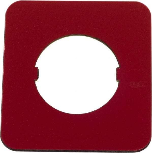 Square D - Legend Plate - Emergency Stop - 30mm Hole Diameter - All Tool & Supply