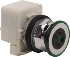 Schneider Electric - 30mm Mount Hole, Extended Straight, Pushbutton Switch Only - Green Pushbutton, Maintained (MA) - All Tool & Supply