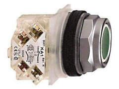 Schneider Electric - 30mm Mount Hole, Flush, Pushbutton Switch with Contact Block - Octagon, Multicolor Pushbutton, Momentary (MO) - All Tool & Supply