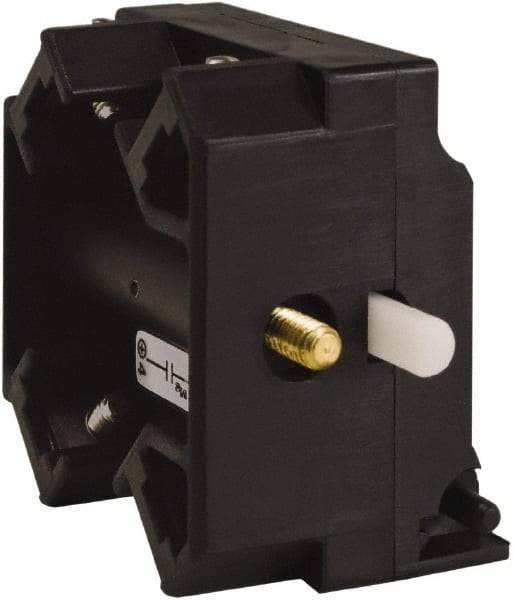 Schneider Electric - 2NO, 3 Amp, Electrical Switch Contact Block - 115 VDC and 240 VAC, Screw Terminal - All Tool & Supply