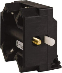 Schneider Electric - 2NO, 3 Amp, Electrical Switch Contact Block - 115 VDC and 240 VAC, Screw Terminal - All Tool & Supply