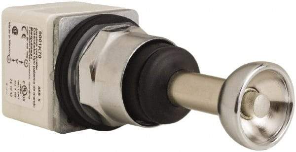 Schneider Electric - 3 Position, Knob Handle, Momentary (MO) Joystick Operator Switch - Panel Mount, IP66, 30mm Mount Hole Diameter - All Tool & Supply