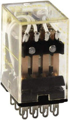 Square D - Electromechanical Plug-in General Purpose Relay - 5 Amp at 240 VAC, 4PDT, 24 VDC - All Tool & Supply