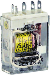 Square D - 1 hp at 240 Volt & 1/2 hp at 120 Volt, Electromechanical Plug-in General Purpose Relay - 12 Amp at 240 VAC, SPDT, 24 VAC at 50/60 Hz - All Tool & Supply