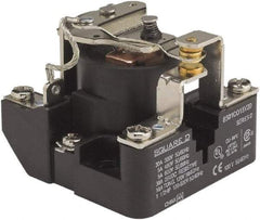 Square D - 1-1/2 hp, 10 VA Power Rating, Electromechanical Screw Clamp General Purpose Relay - 40 at 277 VAC & 5 at 600 V, SPDT, 24 VDC, 63.6mm Wide x 52.4mm High x 63.2mm Deep - All Tool & Supply