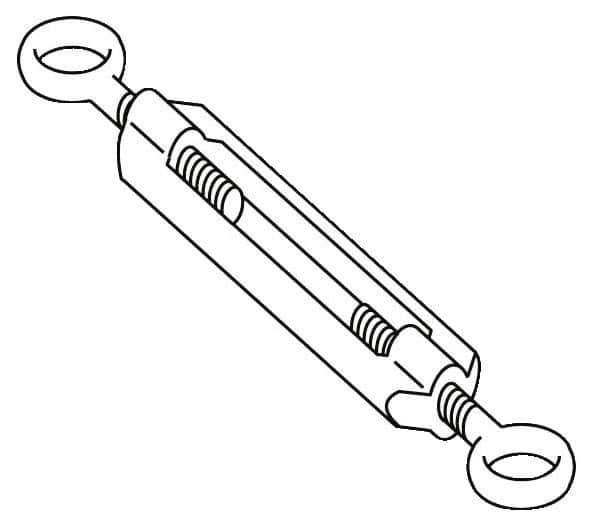 Telemecanique Sensors - 1.6 Inch Long, Limit Switch Turnbuckle - For Use with XY2C - All Tool & Supply