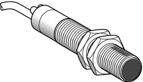 Telemecanique Sensors - Cable Connector, 15m Nominal Distance, Shock and Vibration Resistant, Through Beam Photoelectric Sensor - 24 to 240 VAC/VDC, 25 Hz, Brass, 82mm Long x 18mm Wide x 7 Inch High - All Tool & Supply