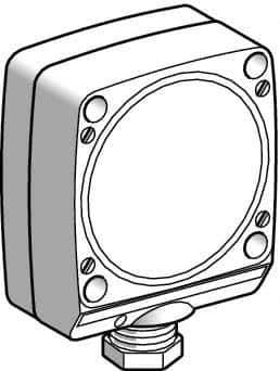 Telemecanique Sensors - NPN, PNP, 60mm Detection, Rectangular, Inductive Proximity Sensor - 3 Wires, IP67, 24 VDC, 80mm Wide - All Tool & Supply