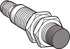 Telemecanique Sensors - NPN, NC, 7mm Detection, Cylinder, Inductive Proximity Sensor - 3 Wires, IP67, IP69, 12 to 48 VDC, M12x1 Thread, 66mm Long - All Tool & Supply