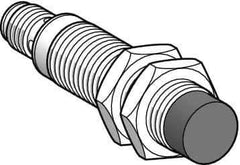 Telemecanique Sensors - NPN, PNP, 8mm Detection, Cylinder, Inductive Proximity Sensor - 2 Wires, IP67, 24 to 210 VDC, 24 to 240 VAC @ 50/60 Hz, M18x1 Thread, 72mm Long - All Tool & Supply