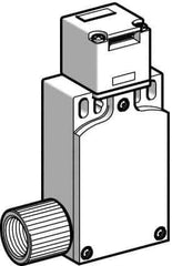 Telemecanique Sensors - NO/2NC Configuration, Multiple Amp Level, Plastic Key Safety Limit Switch - 52mm Wide x 30mm Deep x 115mm High, IP67 Ingress Rating - All Tool & Supply