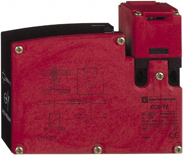 Telemecanique Sensors - 2NC Configuration, Multiple Amp Level, Plastic Key Safety Limit Switch - 110mm Wide x 33mm Deep x 94mm High, IP67 Ingress Rating - All Tool & Supply