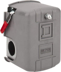 Square D - 1 and 3R NEMA Rated, 70 to 150 psi, Electromechanical Pressure and Level Switch - Fixed Pressure, 575 VAC, L1-T1, L2-T2 Terminal, For Use with Square D Pumptrol - All Tool & Supply