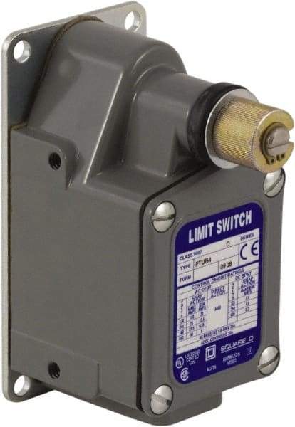 Square D - SPDT, NC/NO, 600 VAC, Screw Terminal, Rotary Head Actuator, General Purpose Limit Switch - 1, 2, 4, 12, 13 NEMA Rating, IP65, IP66, IP67 IPR Rating - All Tool & Supply