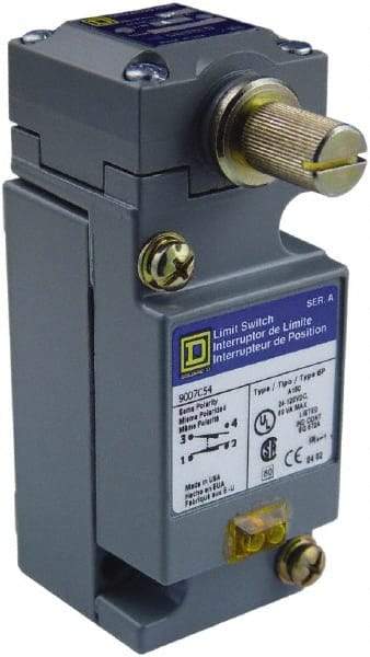 Square D - SPDT, NC/NO, 600 Volt, Screw Terminal, Roller Lever Actuator, General Purpose Limit Switch - All Tool & Supply