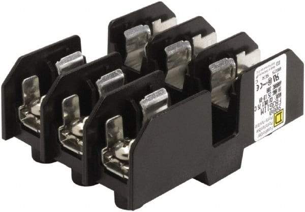 Square D - 3 Pole, 600 Volt, 30 Amp, Surface Mount Fuse Holder - All Tool & Supply