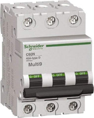 Schneider Electric - 25 Amp, 480Y/277 V, 3 Pole, DIN Rail Mount Miniature Circuit Breaker - Thermal Magnetic Trip - All Tool & Supply