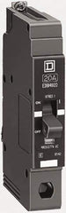 Square D - 15 Amp, 277 V, 1 Pole, Bolt On Miniature Circuit Breaker - 18 kA Breaking Capacity, 12, 14 AWG - All Tool & Supply