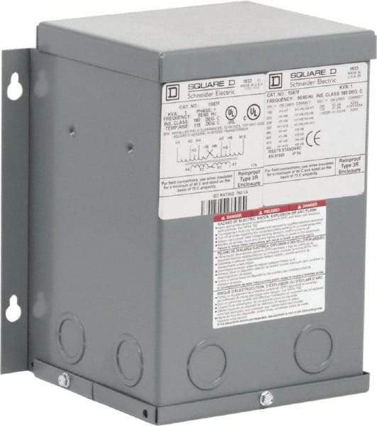 Square D - 1 Phase, 1 kVA, General Purpose Transformer - 3R NEMA Rating - All Tool & Supply