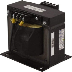 Square D - 1,500 VA, Top Mount Fuse Block Control Transformer - 50/60 Hz, 5.92 Inch Deep x 6.17 Inch High - All Tool & Supply