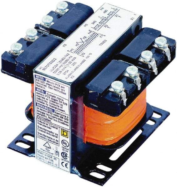 Square D - 1 Phase, 50 VA, Control Transformer - 131°F Temp Rise - All Tool & Supply