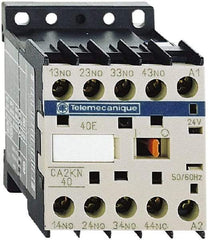 Schneider Electric - 4NO, 220-230 VAC at 50/60 Hz Control Relay - 17 V - All Tool & Supply