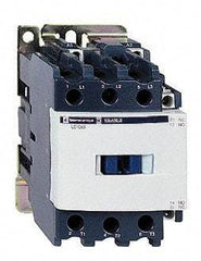 Schneider Electric - 3 Pole, 480 Coil VAC at 60 Hz, 65 Amp at 440 VAC and 80 Amp at 440 VAC, Nonreversible IEC Contactor - 1 Phase hp: 10 at 230/240 VAC, 5 at 115 VAC, 3 Phase hp: 20 at 200/208 VAC, 20 at 230/240 VAC, 50 at 460/480 VAC, 50 at 575/600 VAC - All Tool & Supply