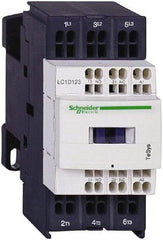 Schneider Electric - 3 Pole, 24 Coil VDC, 18 Amp at 440 VAC and 25 Amp at 440 VAC, Nonreversible IEC Contactor - 1 Phase hp: 1 at 115 VAC, 3 at 230/240 VAC, 3 Phase hp: 10 at 460/480 VAC, 15 at 575/600 VAC, 5 at 200/208 VAC, 5 at 230/240 VAC - All Tool & Supply