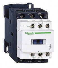 Schneider Electric - 3 Pole, 208 Coil VAC at 50/60 Hz, 25 Amp at 440 VAC and 9 Amp at 440 VAC, Nonreversible IEC Contactor - 1 Phase hp: 0.5 at 115 VAC, 1 at 230/240 VAC, 3 Phase hp: 2 at 200/208 VAC, 2 at 230/240 VAC, 5 at 460/480 VAC, 7.5 at 575/600 VAC - All Tool & Supply