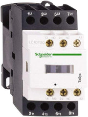 Schneider Electric - 4 Pole, 24 Coil VAC at 50/60 Hz, 32 Amp at 440 VAC, Nonreversible IEC Contactor - Bureau Veritas, CCC, CSA, CSA C22.2 No. 14, DNV, EN/IEC 60947-4-1, EN/IEC 60947-5-1, GL, GOST, LROS, RINA, UL 508, UL Listed - All Tool & Supply