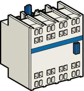 Schneider Electric - Contactor Auxiliary Contact Block - For Use with TeSys D - All Tool & Supply