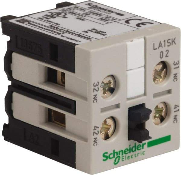 Schneider Electric - Contactor Auxiliary Contact Block - For Use with LC1SK and TeSys SK - All Tool & Supply