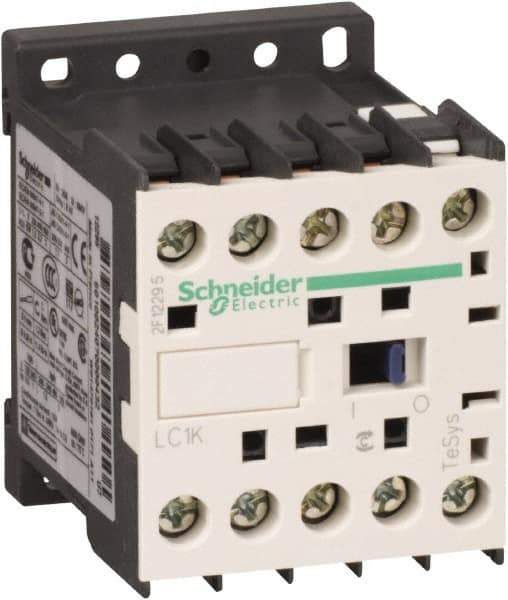 Schneider Electric - 4 Pole, 120 Coil VAC at 50/60 Hz, 16 Amp at 690 VAC and 20 Amp at 440 VAC, Nonreversible IEC Contactor - BS 5424, CSA, IEC 60947, NF C 63-110, RoHS Compliant, UL Listed, VDE 0660 - All Tool & Supply