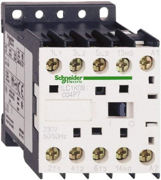 Schneider Electric - 4 Pole, 24 Coil VAC at 50/60 Hz, 16 Amp at 690 VAC and 20 Amp at 440 VAC, Nonreversible IEC Contactor - BS 5424, CSA, IEC 60947, NF C 63-110, RoHS Compliant, UL Listed, VDE 0660 - All Tool & Supply