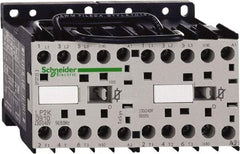 Schneider Electric - 3 Pole, 24 Coil VDC, 12 Amp at 440 VAC, 16 Amp at 690 VAC and 20 Amp at 440 VAC, Reversible IEC Contactor - BS 5424, CSA, IEC 60947, NF C 63-110, RoHS Compliant, UL Listed, VDE 0660 - All Tool & Supply