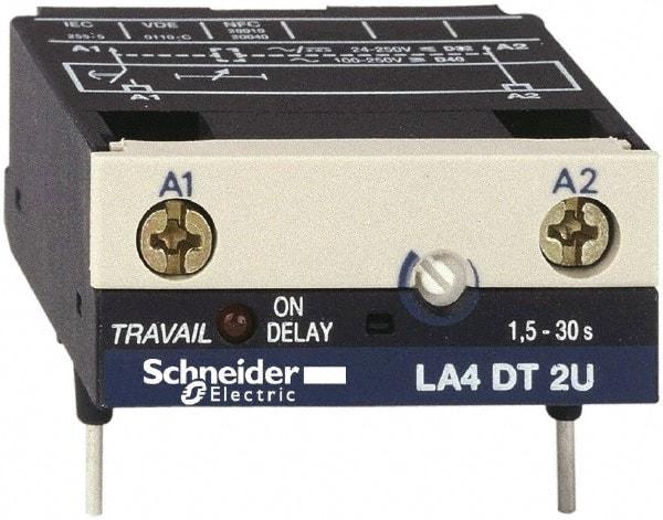 Schneider Electric - Contactor Timer Module - For Use with LC1D09-D65A, LC1D80-D150 and TeSys D - All Tool & Supply